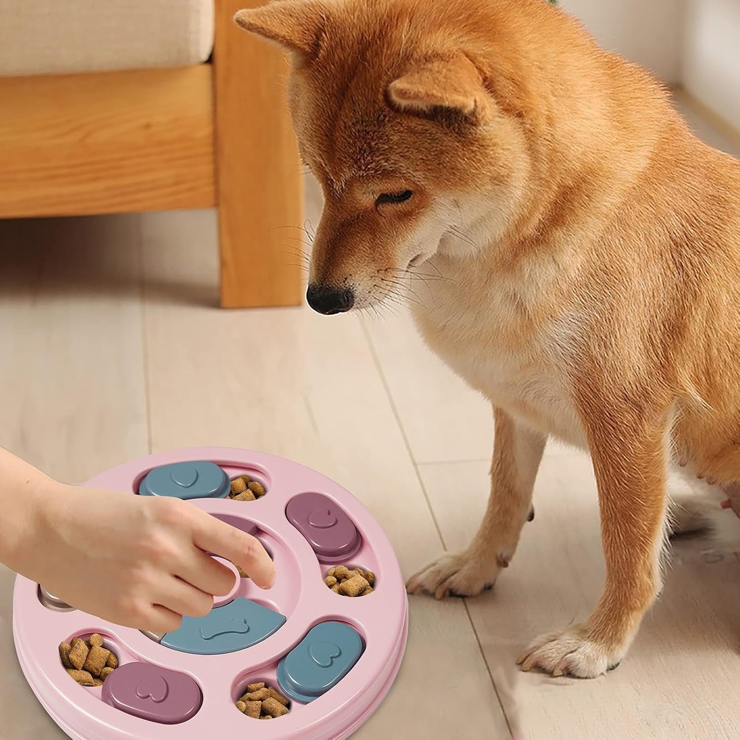 Dog Puzzle,Dogs Food Toys for IQ Training & Mental Enrichment,Dog Treat Puzzle