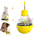 Cat Toy for Indoor tumbler Cats Wobble Kitten Treat Dispensing Ball Food Dispenser Puzzle Slow Feeder Balls Kitty Stimulating Indoor Interactive Brain Game