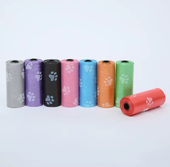 Product Name: Colorful Pet Waste Bags (Assorted Designs)